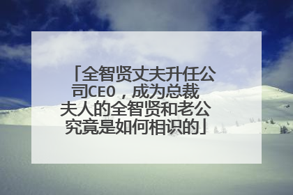 全智贤丈夫升任公司CEO,成为总裁夫人的全智贤和老公究竟是如何相识的