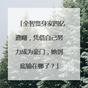 全智贤身家四亿遭嘲，凭借自己努力成为豪门，她到底输在哪了？
