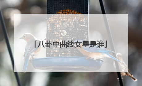 八卦中曲线女星是谁