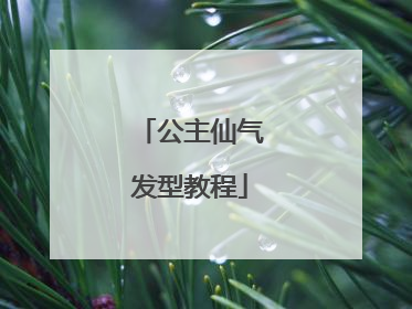 公主仙气发型教程