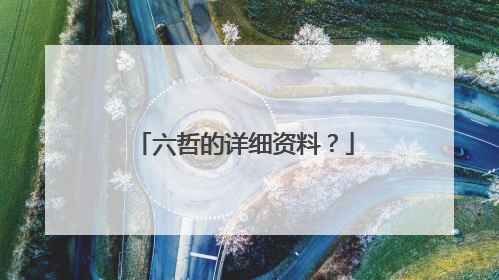六哲的详细资料?