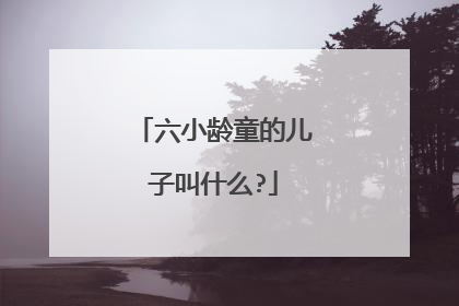 六小龄童的儿子叫什么?