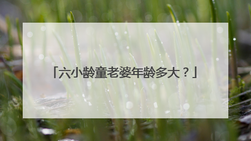 六小龄童老婆年龄多大？