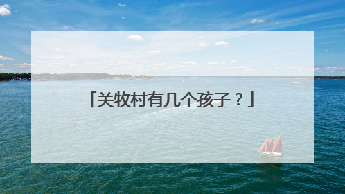 关牧村有几个孩子？