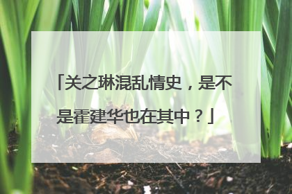 关之琳混乱情史，是不是霍建华也在其中？