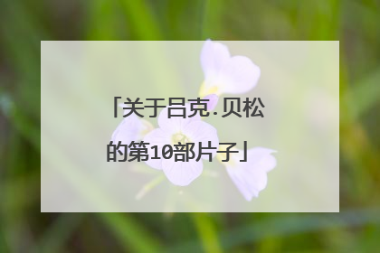 关于吕克.贝松的第10部片子