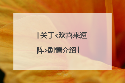 关于<欢喜来逗阵>剧情介绍