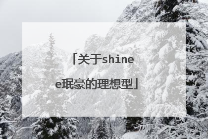 关于shinee珉豪的理想型