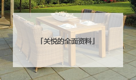 关悦的全面资料