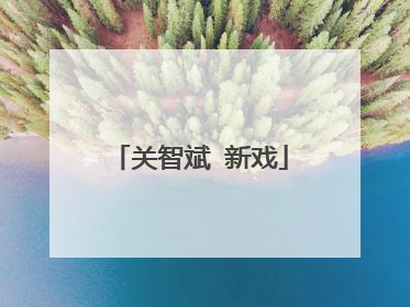关智斌 新戏