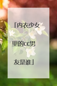 内衣少女里的CC男友是谁