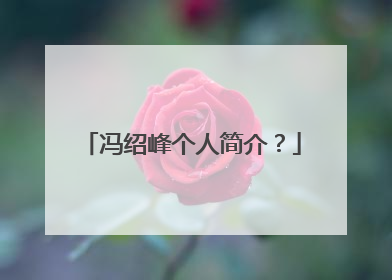冯绍峰个人简介？