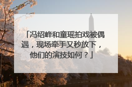 冯绍峰和童瑶拍戏被偶遇,现场牵手又秒放下,他们的演技如何?