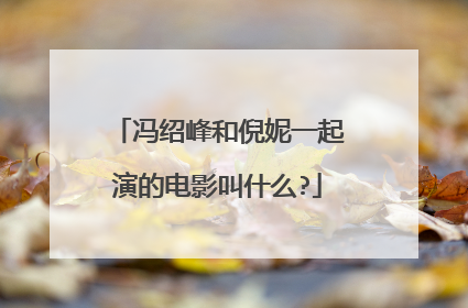 冯绍峰和倪妮一起演的电影叫什么?