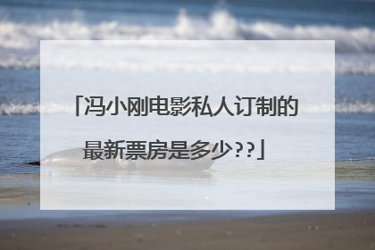 冯小刚电影私人订制的最新票房是多少??