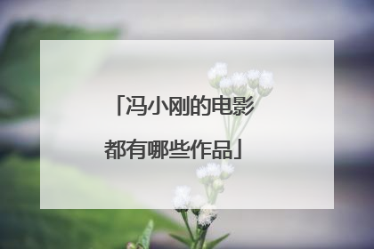 冯小刚的电影都有哪些作品