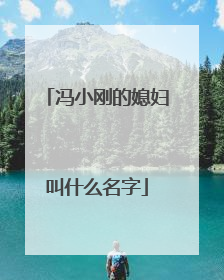 冯小刚的媳妇叫什么名字