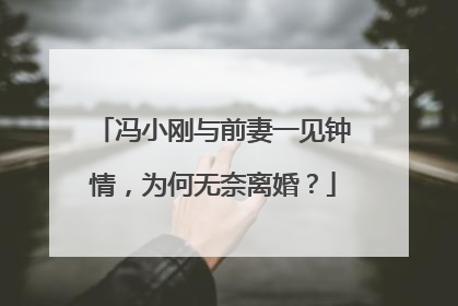 冯小刚与前妻一见钟情，为何无奈离婚？
