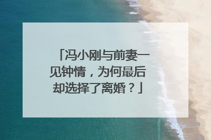 冯小刚与前妻一见钟情，为何最后却选择了离婚？