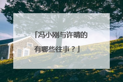 冯小刚与许晴的有哪些往事？