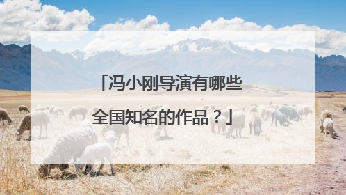 冯小刚导演有哪些全国知名的作品？