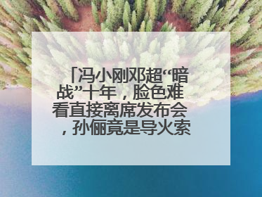 冯小刚邓超“暗战”十年,脸色难看直接离席发布会,孙俪竟是导火索,为何?