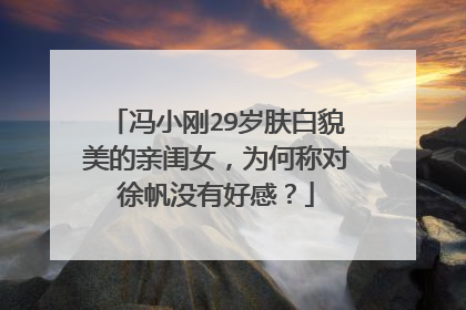 冯小刚29岁肤白貌美的亲闺女,为何称对徐帆没有好感?