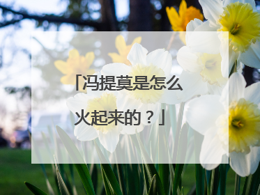 冯提莫是怎么火起来的？