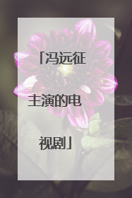 冯远征主演的电视剧