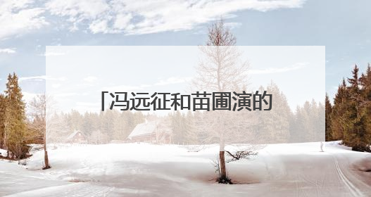 冯远征和苗圃演的电视剧叫什么名字