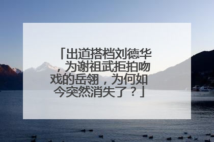 出道搭档刘德华,为谢祖武拒拍吻戏的岳翎,为何如今突然消失了?