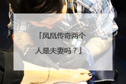 凤凰传奇两个人是夫妻吗？