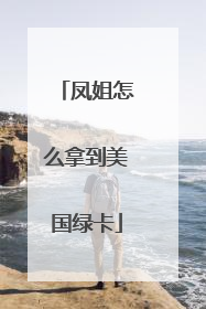 凤姐怎么拿到美国绿卡