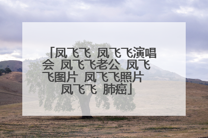 凤飞飞 凤飞飞演唱会 凤飞飞老公 凤飞飞图片 凤飞飞照片 凤飞飞 肺癌