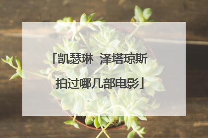 凯瑟琳 泽塔琼斯  拍过哪几部电影