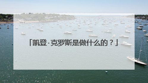 凯登·克罗斯是做什么的？
