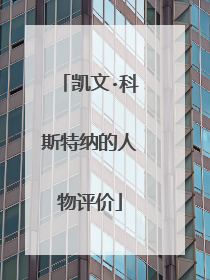 凯文·科斯特纳的人物评价