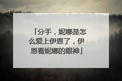 分手，妮娜是怎么爱上伊恩了，伊恩看妮娜的眼神