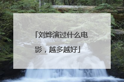 刘烨演过什么电影,越多越好