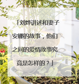 刘烨讲述和妻子安娜的故事,他们之间的爱情故事究竟是怎样的?