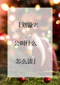 刘璇老公叫什么怎么读