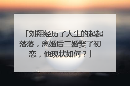 刘翔经历了人生的起起落落,离婚后二婚娶了初恋,他现状如何?