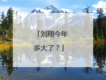 刘翔今年多大了？