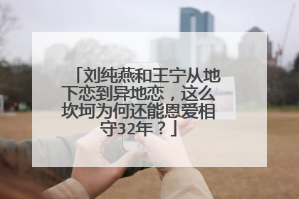 刘纯燕和王宁从地下恋到异地恋，这么坎坷为何还能恩爱相守32年？