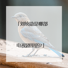 刘统勋是哪部电视剧里的?