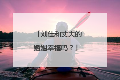 刘佳和丈夫的婚姻幸福吗？