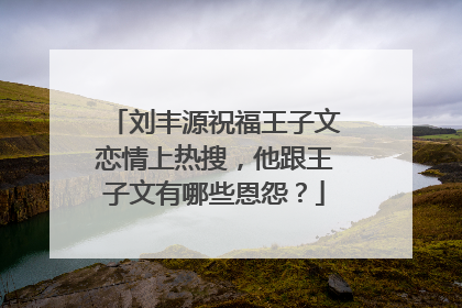 刘丰源祝福王子文恋情上热搜，他跟王子文有哪些恩怨？