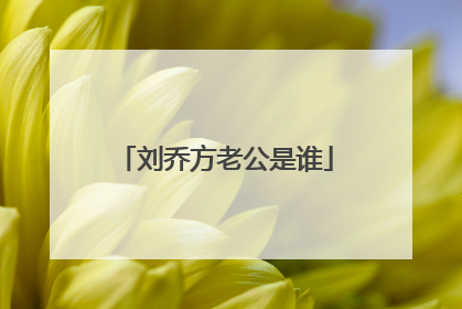 刘乔方老公是谁