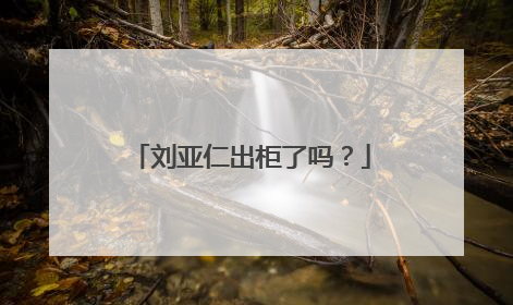 刘亚仁出柜了吗？