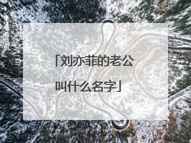 刘亦菲的老公叫什么名字